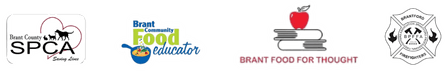 Brant County SPCA, Brant Community Food Educator, Brant Food for Thought, and Brantford Professional Fire Fighters Association